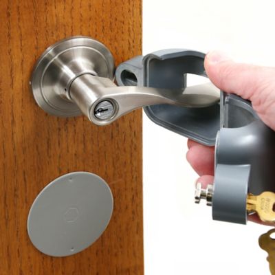 Image showing 5 th Prime-Line Handle Lock-Out Device, Fits Round Door Knobs with Max Diameter of 2-7/8 in.