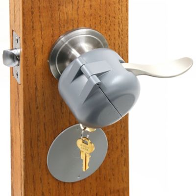 Image showing 8 th Prime-Line Handle Lock-Out Device, Fits Round Door Knobs with Max Diameter of 2-7/8 in.