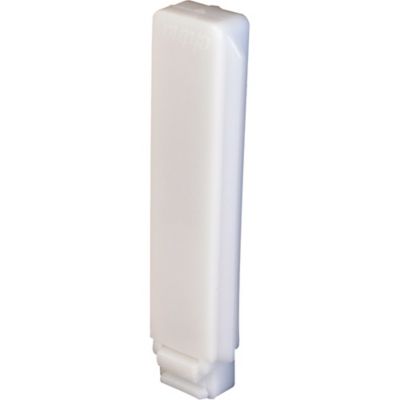 Prime-Line White Plastic Closet Door Guide, Cox Doors, 2 pk., N 6775