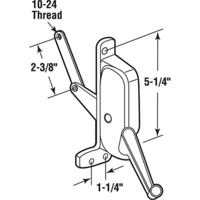 Image showing  Awning Window Operator, Right Hand, for Tucker, H 3678