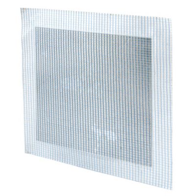 Prime-Line Self-Adhesive Drywall Repair Patch, 12 in. x 12 in., Fiber Mesh Over Galvanized Plate, 1 pk., MP9286