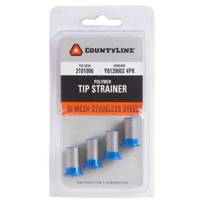 Image showing  Nozzle Filter Stainless Steel Tip Strainers, 50 Wires Per in.,4-Pack