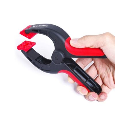 Image showing  Nylon Ergonomic Spring Clamp, 2 in., Pivoting Jaw Nose, W032011