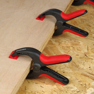 Image showing  Nylon Ergonomic Spring Clamp, 2 in., Pivoting Jaw Nose, W032011