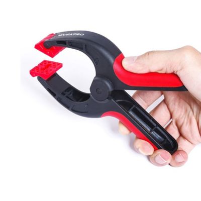 Image showing  Nylon Ergonomic Spring Clamp, 2 in., Pivoting Jaw Nose, W032011