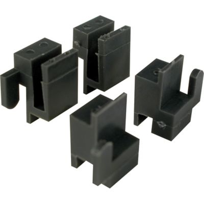 Image showing  3/8 in. x 9/16 in. Black Plastic Window Corner Guide for Likit Windows, 4 pk., G 3078