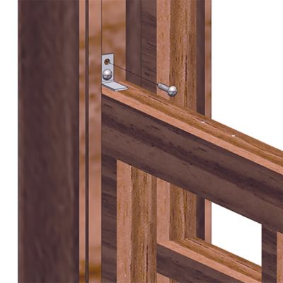 Image showing  Carbon Steel Fixed 3-Bar Window Grill for Home Security and Child Safety, 23-1/2 In. to 38 In., Black (1 Set), S 4751