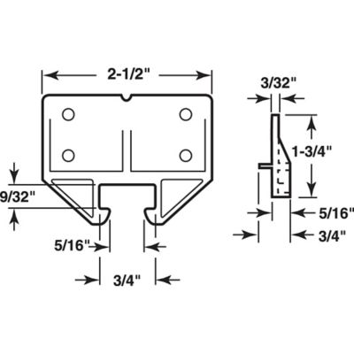 Image showing  Drawer Track Guide and Glides 10 pk., MP7083