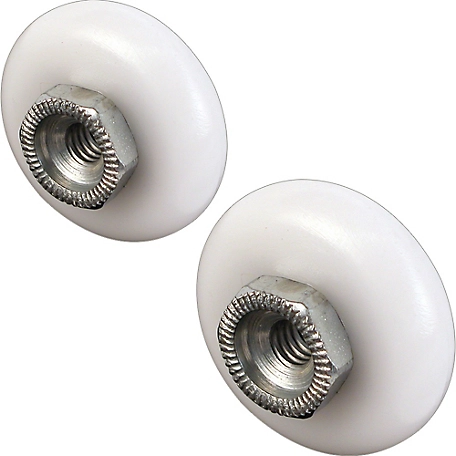 Prime-Line 3/4 in. and 7/8 in. Round Tub Enclosure Rollers, 2 Sets, M 6201