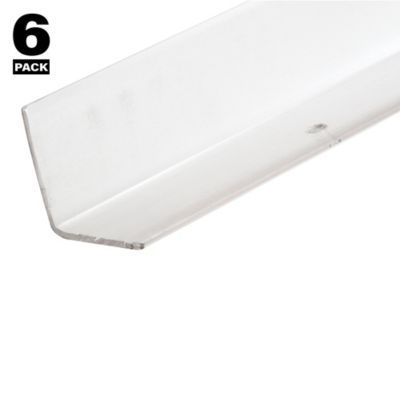 Image showing  2-1/2 x 48in. Clear Corner Shield with Screws, 6 pk., MP10068