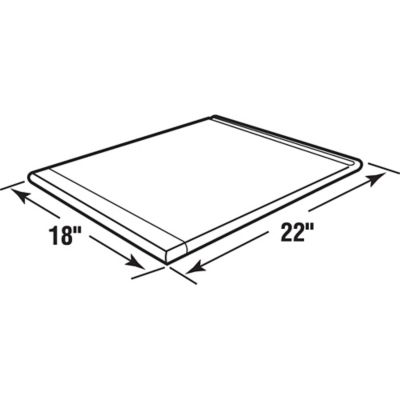Image showing  3/4 x 18 x 22 in. Bread and Cutting Board
