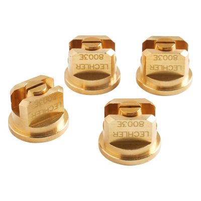 Image showing  0.3 GPM Even Flat Brass Spray Nozzles, 4-Pack