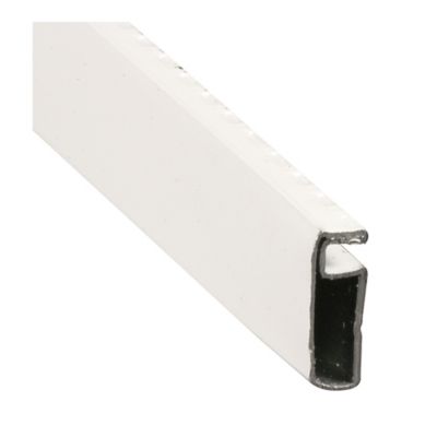 Prime-Line Aluminum Screen Frame, 1/4 in. x 3/4 in. x 72 in., Uses 1/4 x 3/4 in. Screen Frame Corners, White, Box of 20, MP14091