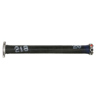 Prime-Line Steel Left-Hand Garage Door Torsion Spring, 0.218 In. x 1.75 In. x 20 In., Black with Blue Painted End (Single Pack)