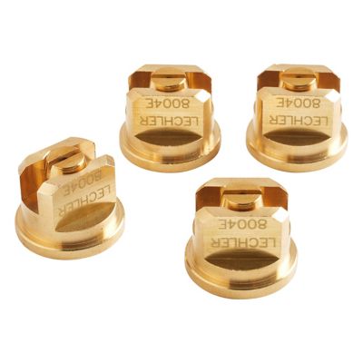 Image showing  0.4 GPM Even Flat Brass Spray Nozzles, 4-Pack