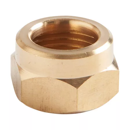 CountyLine 0.687 in Arrow Brass Nozzle Caps 4 Pack Ag Sprayer Fittings