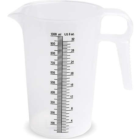 Plastic 2 Cup Measuring Pitcher Tool Handle Pour Spout Liquid Flour Ba —  AllTopBargains
