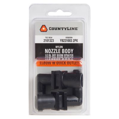 Image showing  1/2 in. Barbed Elbow Hose Nozzles, 2-Pack