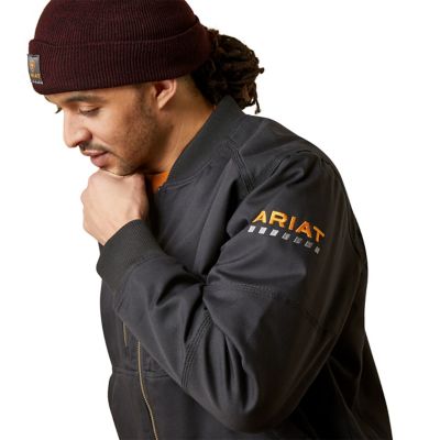 Ariat Men's Rebar DuraCanvas Bomber Work Jacket - 2101342 At Tractor ...