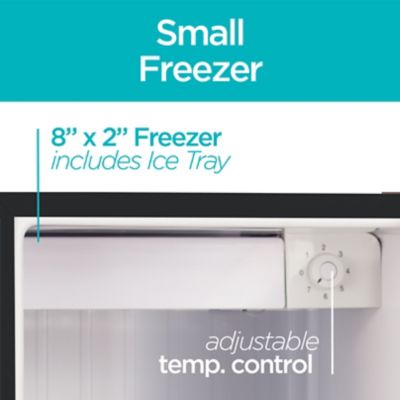 Image showing  1.7 cu. ft. Compact Refrigerator Mini Fridge with Freezer
