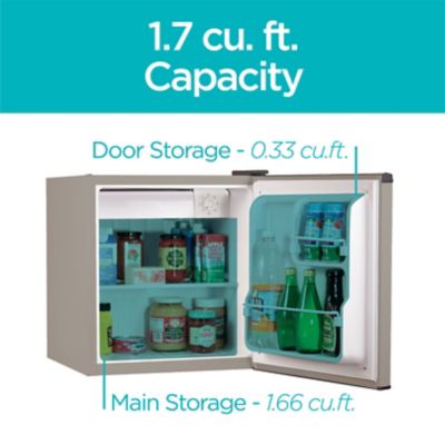 Image showing  Compact Refrigerator Mini Fridge with Freezer 1.7 cu. ft., BCRK17V