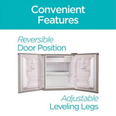 Image showing 5 th Black & Decker Compact Refrigerator Mini Fridge with Freezer 1.7 cu. ft., BCRK17V