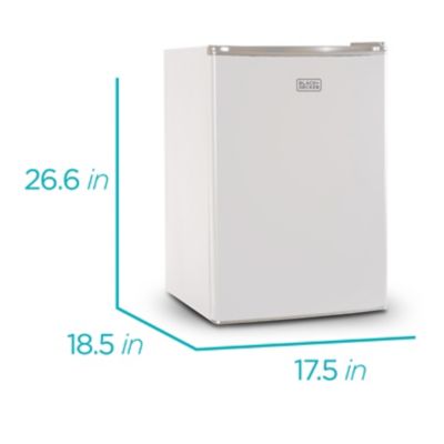 Image showing  Compact Refrigerator Mini Fridge with Freezer,2.5 cu. ft., BCRK25W
