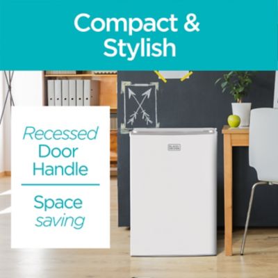 Image showing  Compact Refrigerator Mini Fridge with Freezer,2.5 cu. ft., BCRK25W