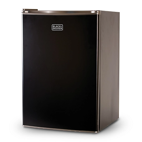 Black & Decker Compact Refrigerator Mini Fridge with Freezer,2.5 cu. ft., BCRK25B