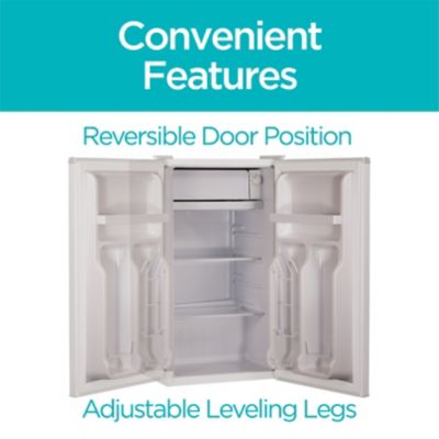 Image showing 5 th Black & Decker Compact Refrigerator Mini Fridge with Freezer,3.2 cu. ft., BCRK32W