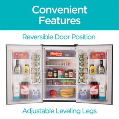 Image showing 5 th Black & Decker Compact Refrigerator Mini Fridge with Freezer, 4.3 cu. ft., BCRK43B