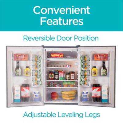 Image showing 5 th Black & Decker Compact Refrigerator Mini Fridge with Freezer,4.3 cu. ft., BCRK43V