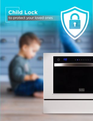 Image showing 6 th Black & Decker Compact Countertop Dishwasher, 6 Place Settings