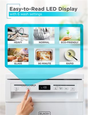 Image showing  18 in. Wide Portable Dishwasher, 8 Place Settings