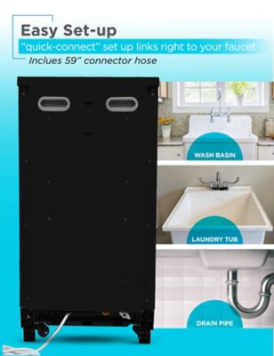 Image showing  18 in. Wide Portable Dishwasher, 8 Place Settings