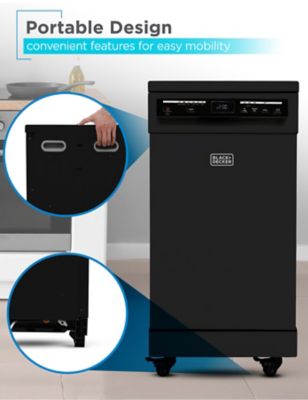 Image showing  18 in. Wide Portable Dishwasher, 8 Place Settings