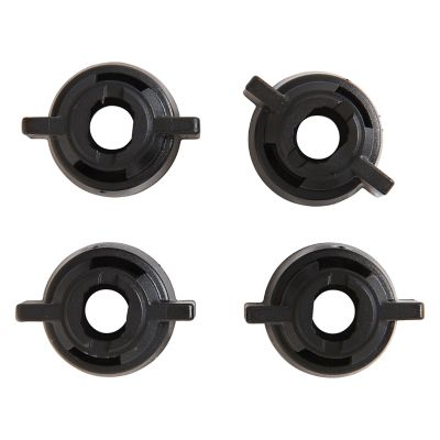 Image showing  10 mm Standard Winged Bayonet Caps and EPDM Gaskets, 4-Pack