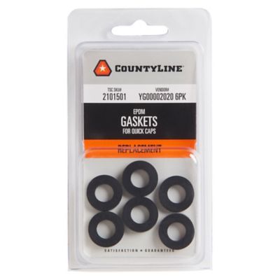 Image showing  1/2 in. Gaskets for Winged Bayonet Caps, 6-Pack