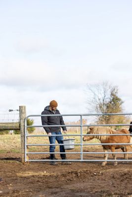 Image showing  10 ft. 1-5/8 in. Utility Round Corner Gate, 40130105
