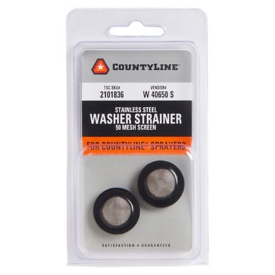 Image showing  Garden Hose Washer with Stainless Steel Strainer Screen