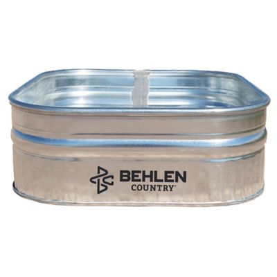 Behlen Country Shallow Galvanized Square Tank, 50140078