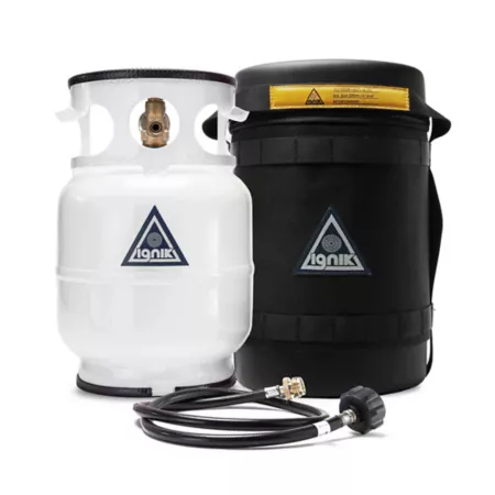 Ignik Exterior 1.2 gal Gas Growler Deluxe Black Edition Camping Fuel Tanks & Cylinders