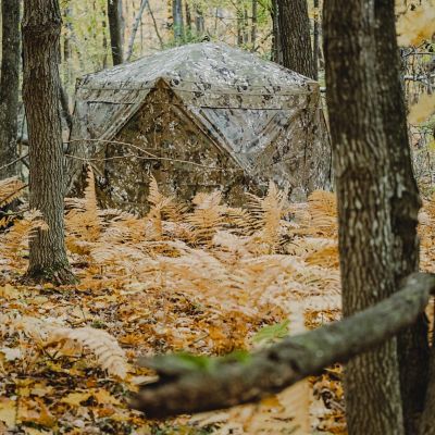 Image showing 3 th Barronett Blinds 4-Person Hi-Five 5-Sided Blind with 1-Way Fabric