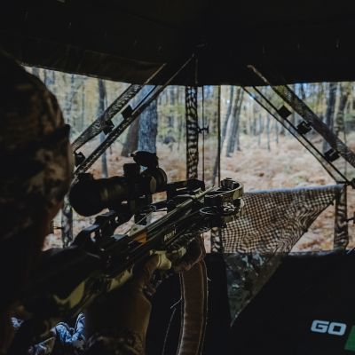 Image showing 7 th Barronett Blinds 4-Person Hi-Five 5-Sided Blind with 1-Way Fabric