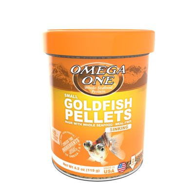 Omega One Small Sinking Goldfish Pellets, 4.2 oz.