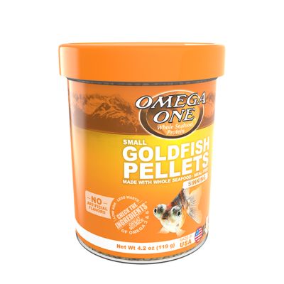Image showing  Small Sinking Goldfish Pellets, 4.2 oz.
