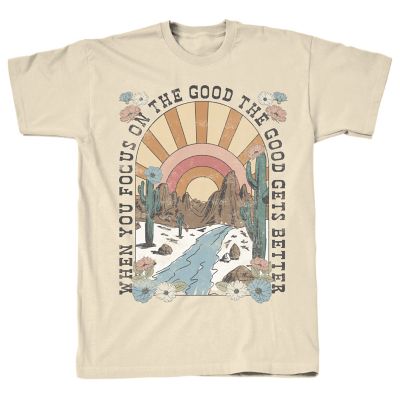 Image showing  Tee Shirt Central Women's Focus on Good Graphic T-Shirt