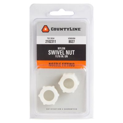 Image showing  1-1/16 in. Swivel Nut Nozzle Fittings, 2-Pack