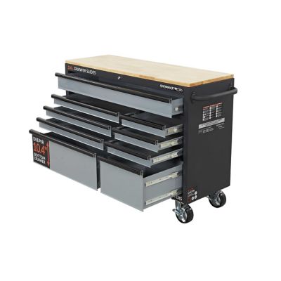 Image showing 3 th SHOPMAX 18 in. x 38 in. x 52 in. 9-Drawer Workbench