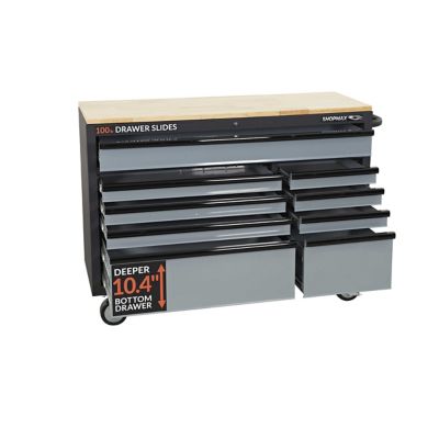 Image showing 5 th SHOPMAX 18 in. x 38 in. x 52 in. 9-Drawer Workbench